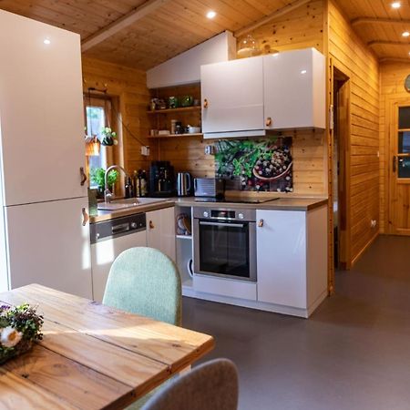 Chalet "Waldhauszeit" Am See Mücke Exteriör bild
