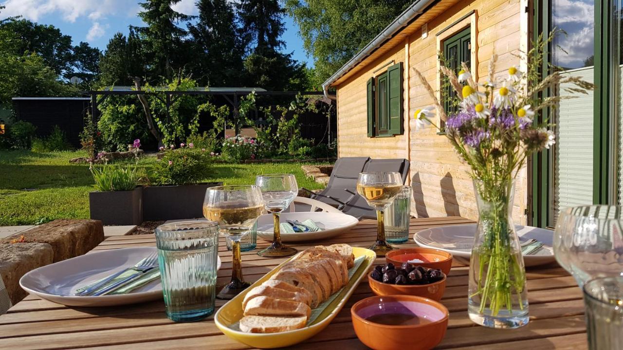 Chalet "Waldhauszeit" Am See Mücke Exteriör bild