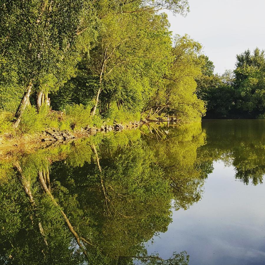 Chalet "Waldhauszeit" Am See Mücke Exteriör bild