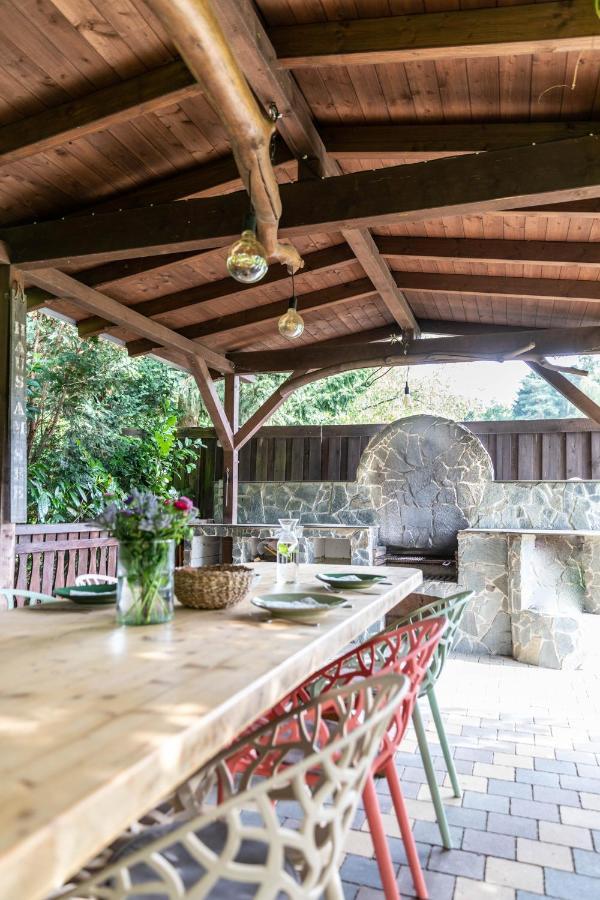 Chalet "Waldhauszeit" Am See Mücke Exteriör bild